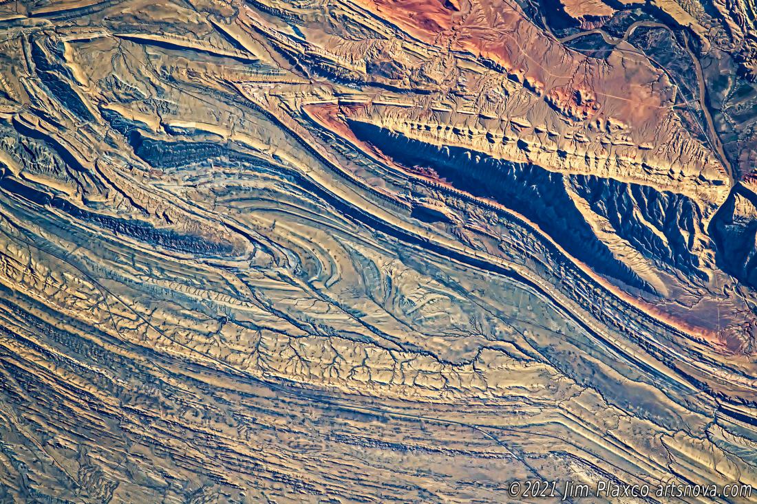 BigHorn Basin with Bighorn River and Ribbon Canyon, Wyoming