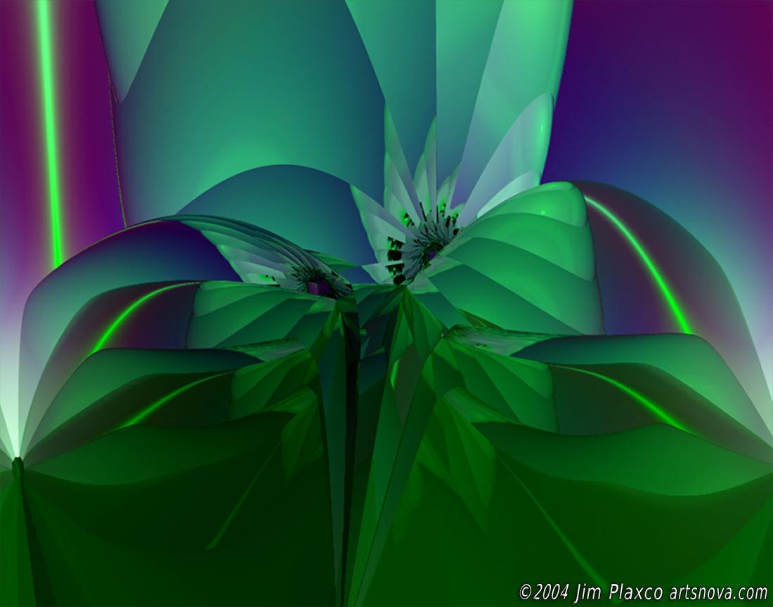 Impression of a Crystalline Flower