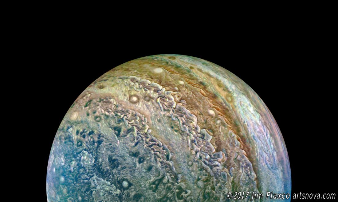Jupiter On Juno Perijove Eight