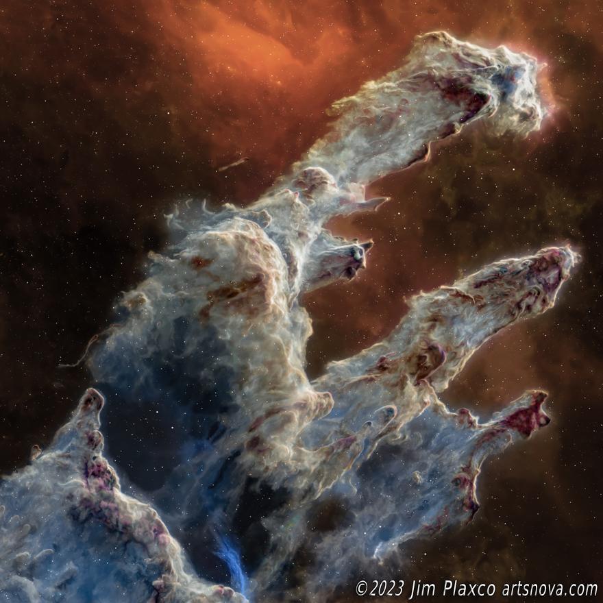 Webb Telescope Eagle Nebula Pillars of Creation