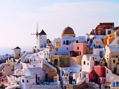 Grecian Seaside Village
