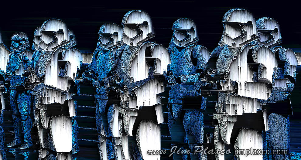 Storm Troopers Noise Glitch Art