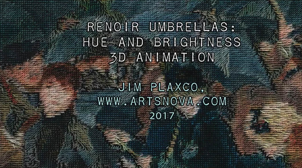 Pierre Auguste Renoir The Umbrellas Algorithmic Interpretation Video