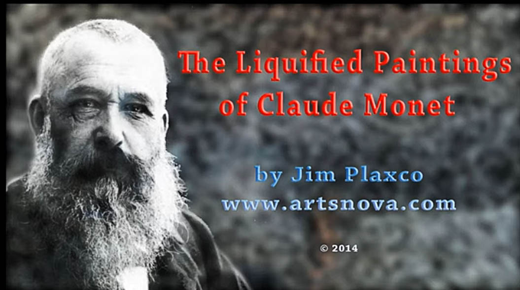 The Liquified Paintings of Claude Monet Video with Music by Ravel