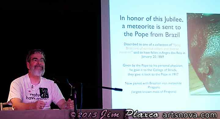 Musecon Guest of Honor Brother Guy Consolmagno talking about Meteorites