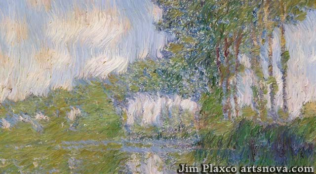 Claude Monet Poplars At The Epte