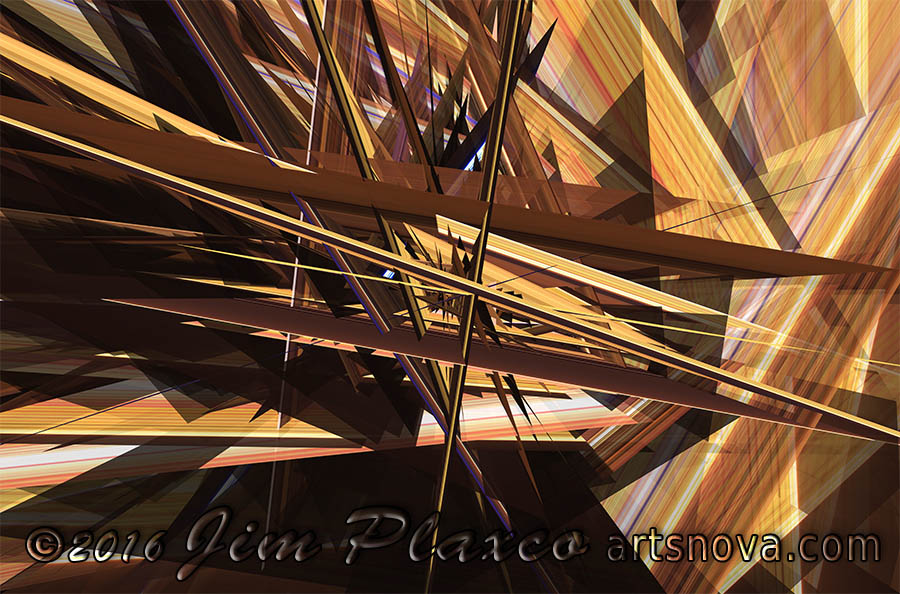 Euclidean Chaos Abstract Algorithmic Art