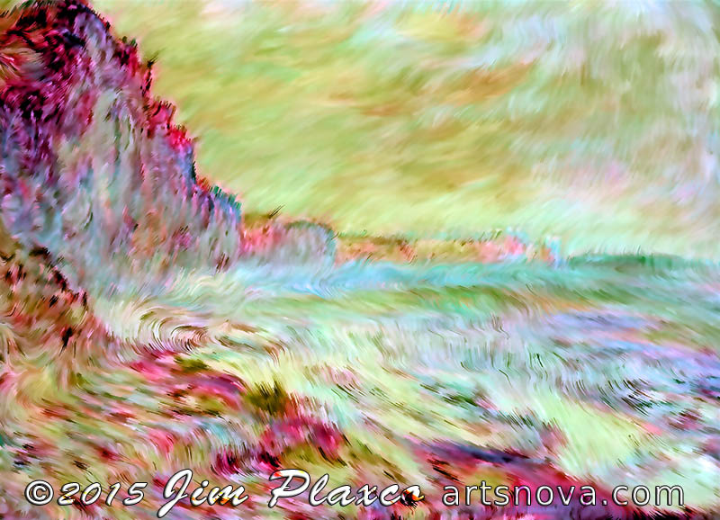 Monet Seaside Rip-off generative art