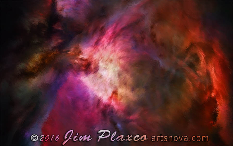 Orion Nebula Sans Stars Astronomical Art