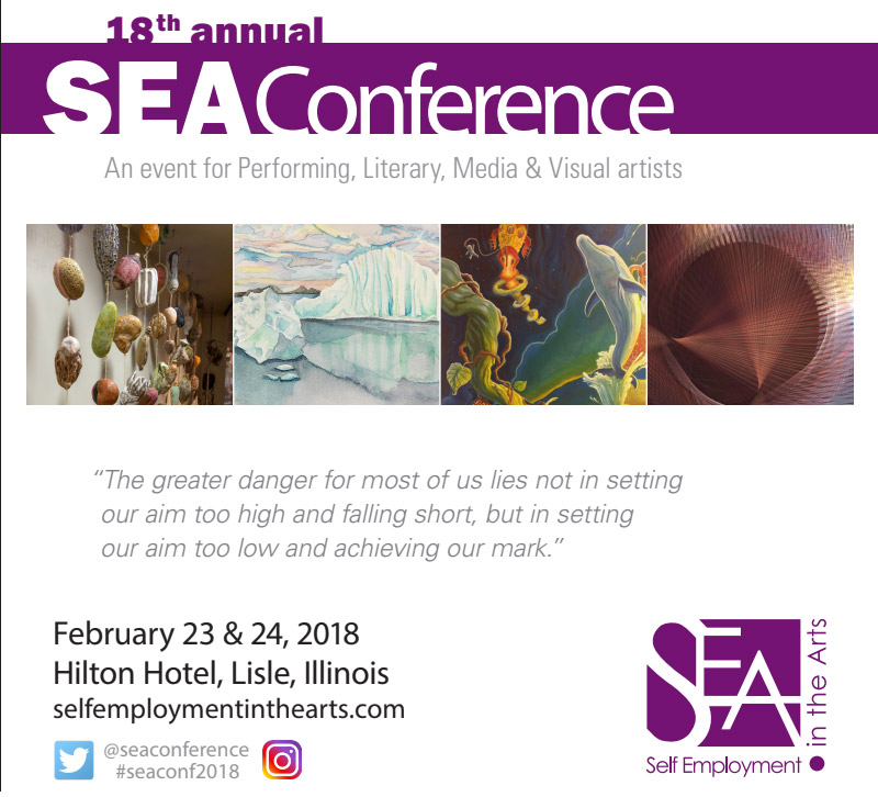 SEA Conference self employment in the arts 2018