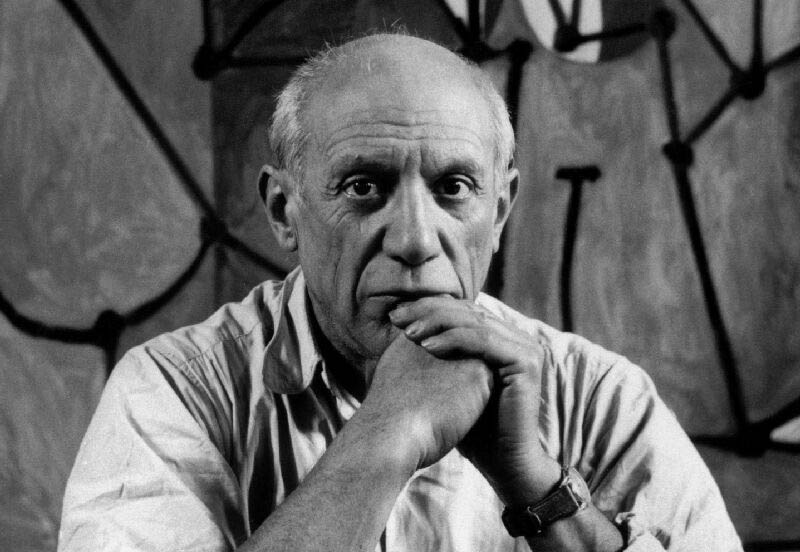 Portrait of the artist Pablo Picasso