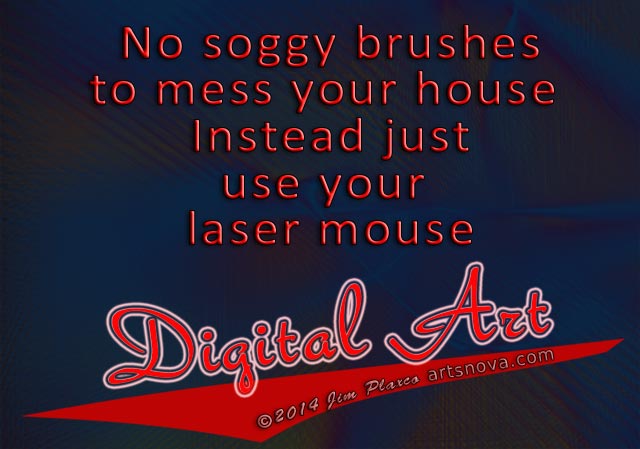 Soggy brushes digital art jingle inspired by Burma Shave