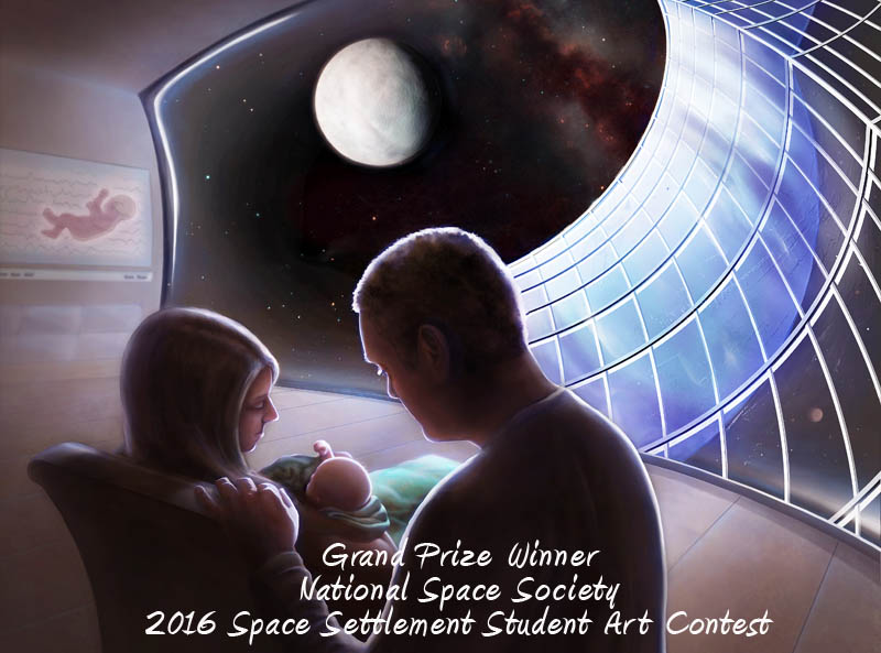 Space Settlement Student Art Contest Grand Prize Winner
