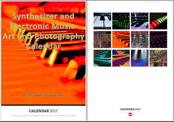 Synthesizer and Electronic Music Art and Photography Calendar