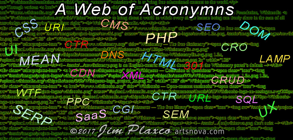 web consulting acronymns