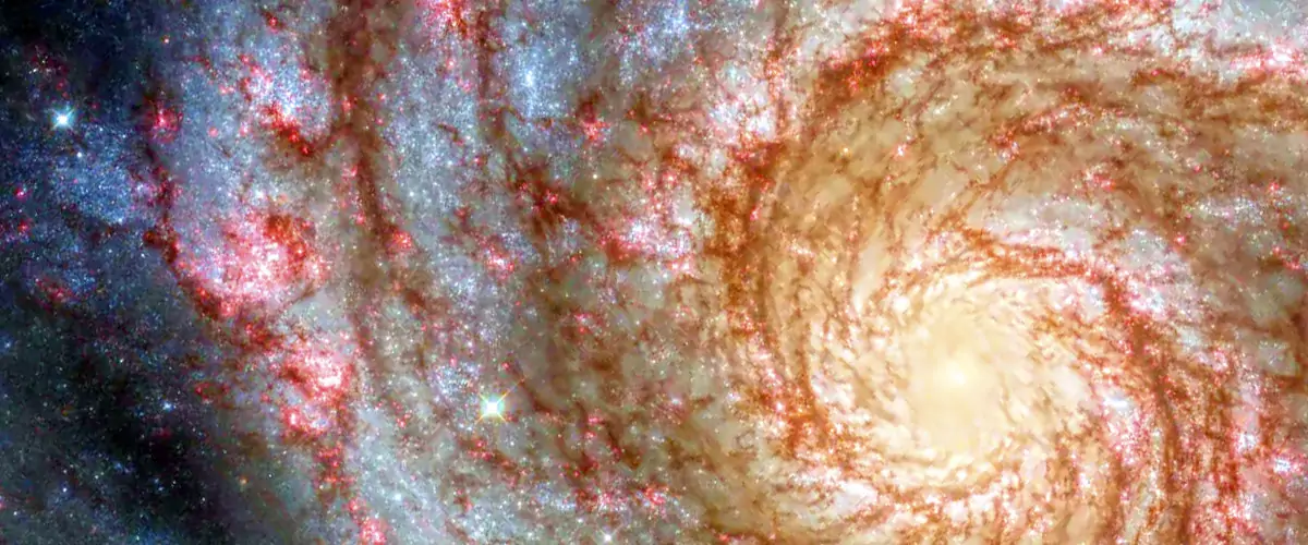 Class example of a spiral galaxy as astronomical art