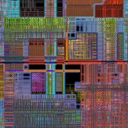 AI Microprocessor CPU Circuitboard