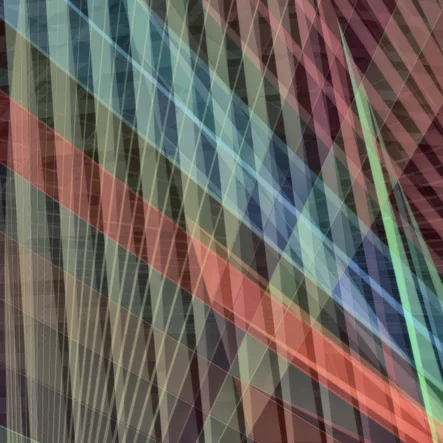 Algorithmic Harmonics Geometric Abstract Art