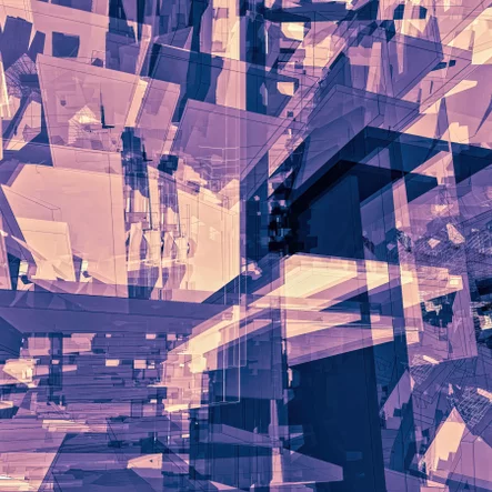 Architect's Nightmare Geometric Abstract Art