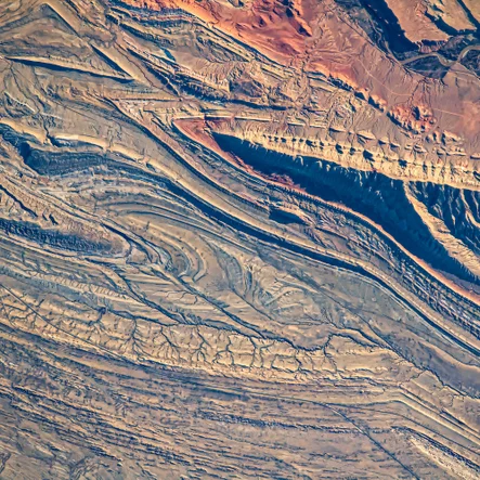Big Horn Basin with Bighorn River and Ribbon Canyon, Wyoming