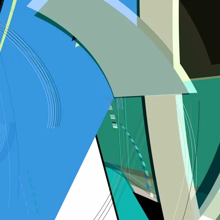 Generative Jazz Geometric Abstract Art