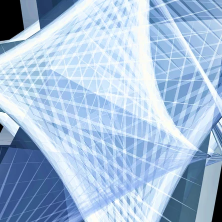 Glass Towers Abstract Algorithmic Art