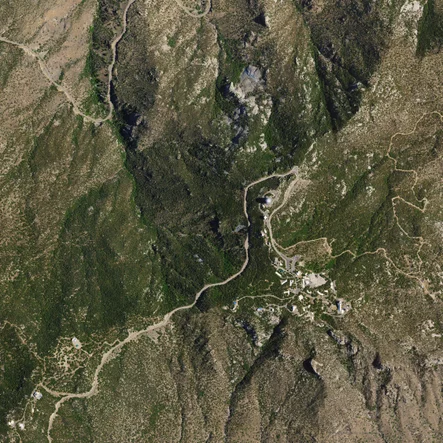 Kitt Peak National Observatory Arizona Aerial Photograph