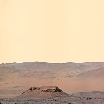 Mars Perseverance Rover Martian Rock Outcrop Photograph
