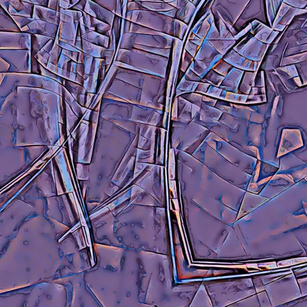 Nature of Metal Abstract Art Print