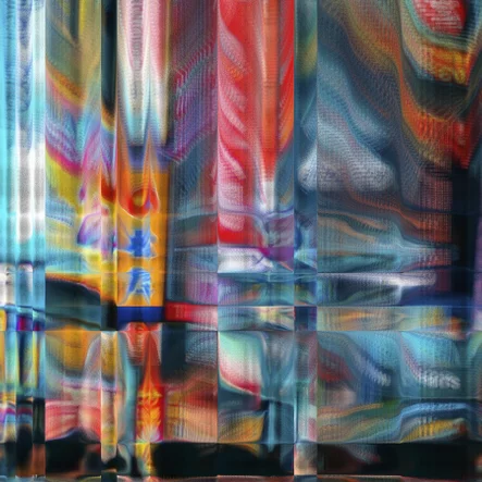 Slicing Time Generative Abstract Painting