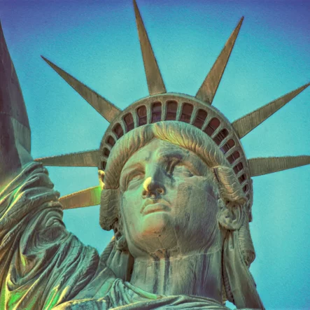 Statue of Liberty Generative Painting