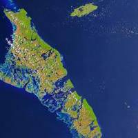 Bahamas Andros Island Nassau Caribbean Satellite Image