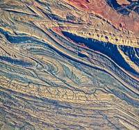 Big Horn Basin with Bighorn River and Ribbon Canyon Wyoming in the Earth As Art Gallery
