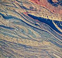 BigHorn Basin with Bighorn River and Ribbon Canyon, Wyoming