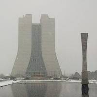 Wilson Hall, FermiLab Snowstorm in the Photography Gallery