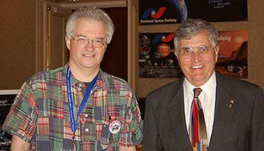 Apollo 17 Astronaut Harrison Schmitt with Jim Plaxco