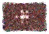 Cubic Disarray: Point of Radiance algorithmic art