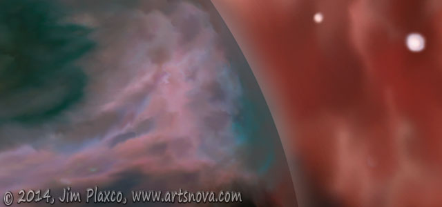 Exoplanet in the Large Magellanic Cloud Planet Limb