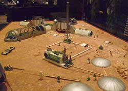 model Mars base
