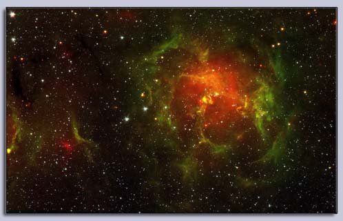 Trifid Nebula from Photoshop Tutorial