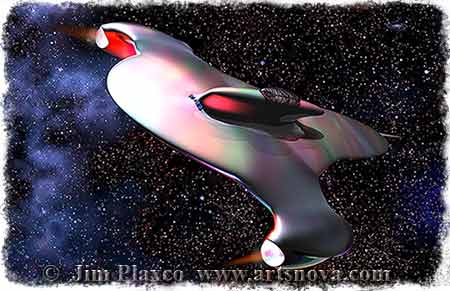 Streamlined Spaceship Picture