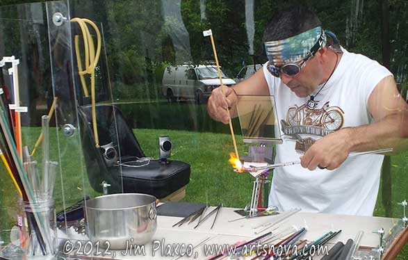 Glass Blower at the Prairie Arts Festival