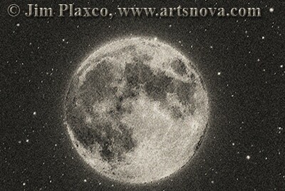 Quantum Moon Space Art Print
