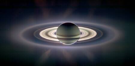 Cassini Panorama of Saturn